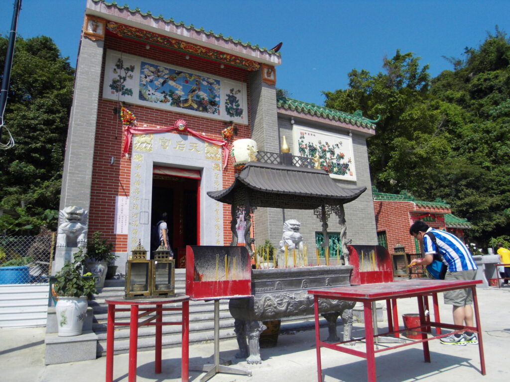 ラマ島1900年代創建の天后宮(ティンハウ廟)