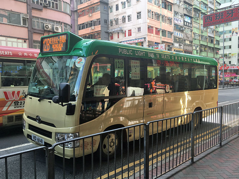 香港のミニバス（小巴）
