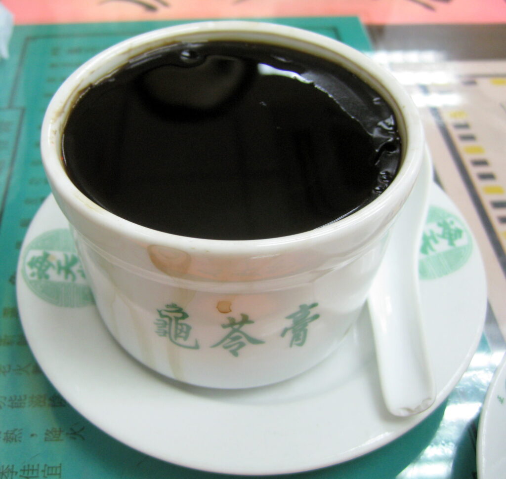 香港の亀ゼリー(龜苓膏)