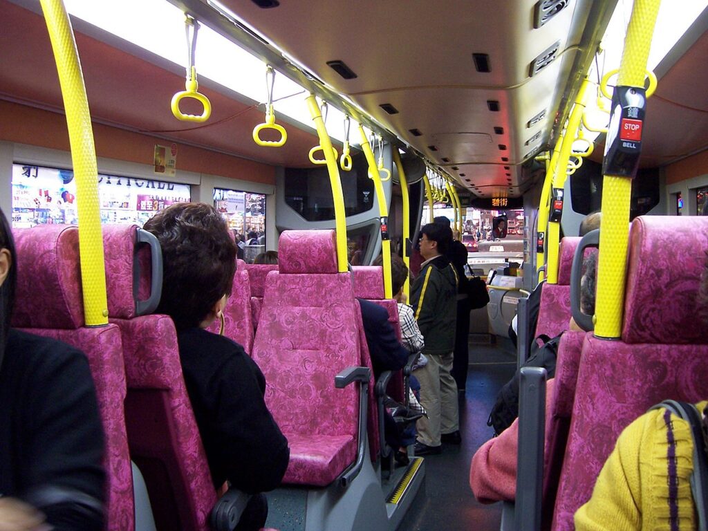 hongkong bus inside