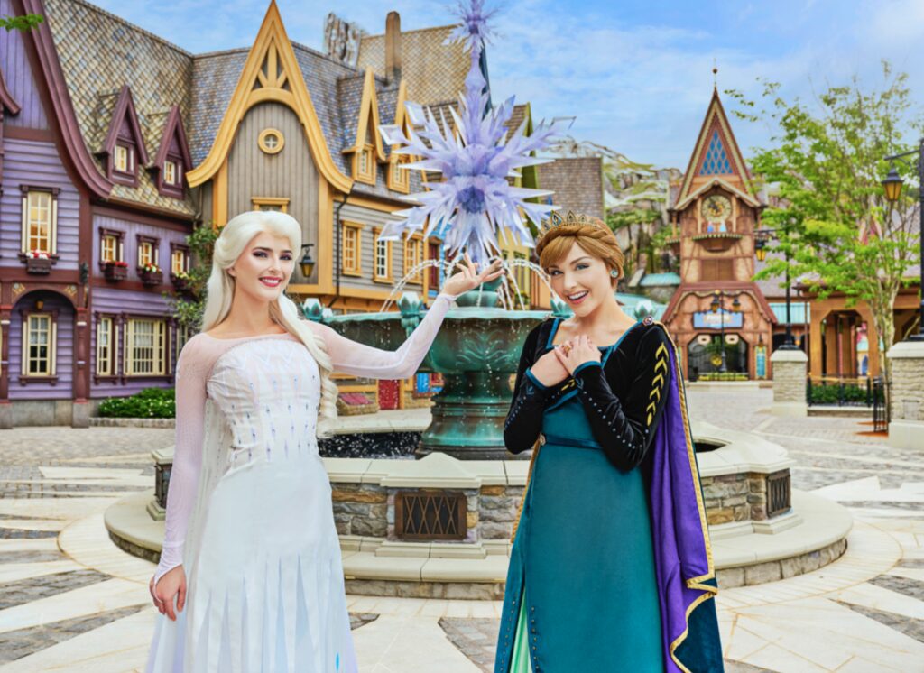 「アナと雪の女王」シリーズをテーマにした新エリア「ワールド・オブ・フローズン」が2023年11月にオープン
