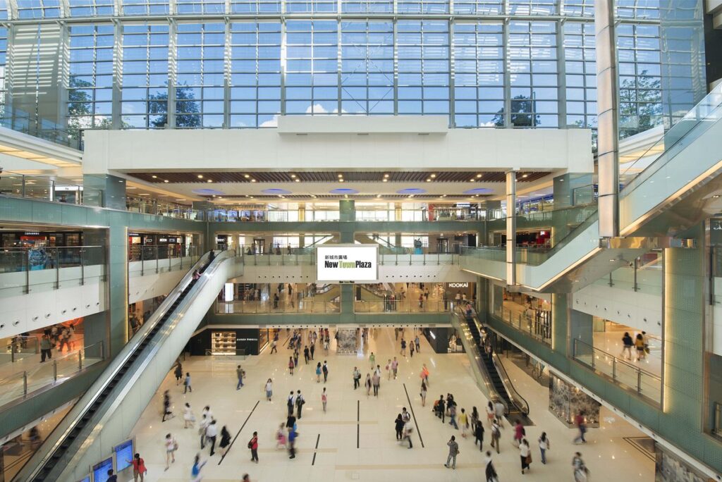 新界エリアでは、沙田(シャティン)にある ニュータウンプラザ(新城市廣場) が有名