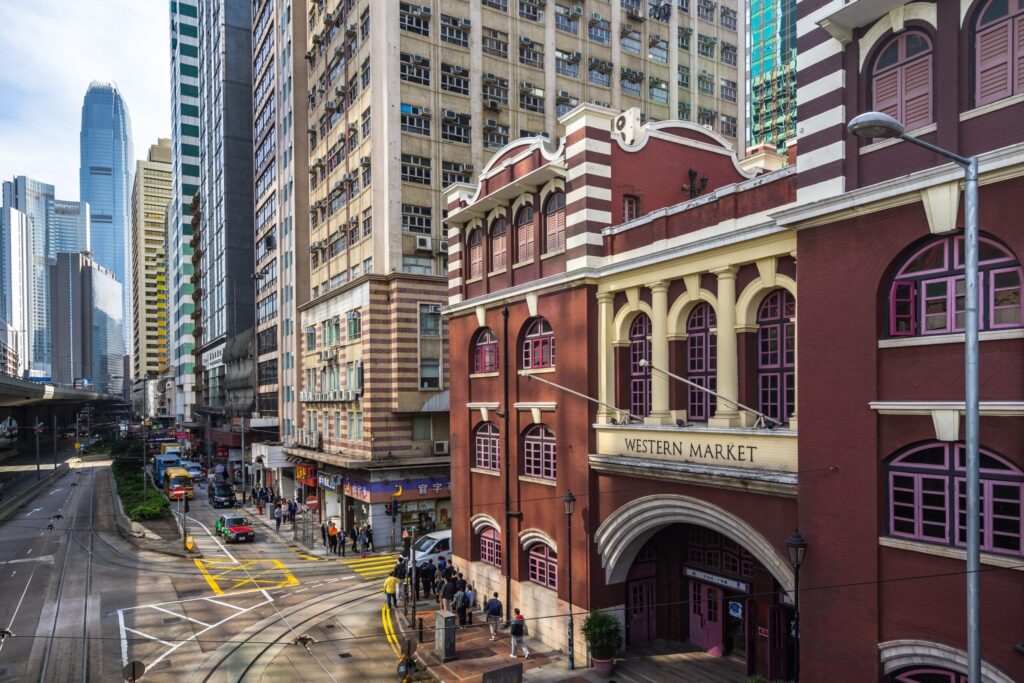 上環(Sheung Wan)の ウェスタンマーケット